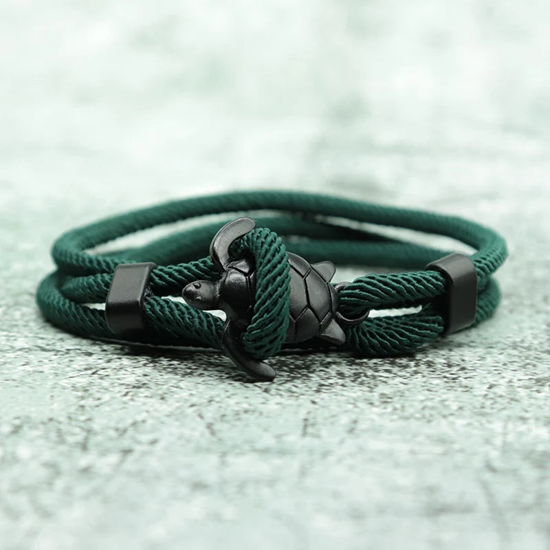 Men Bracelet Rope – Reef Marine Charm Bracelet