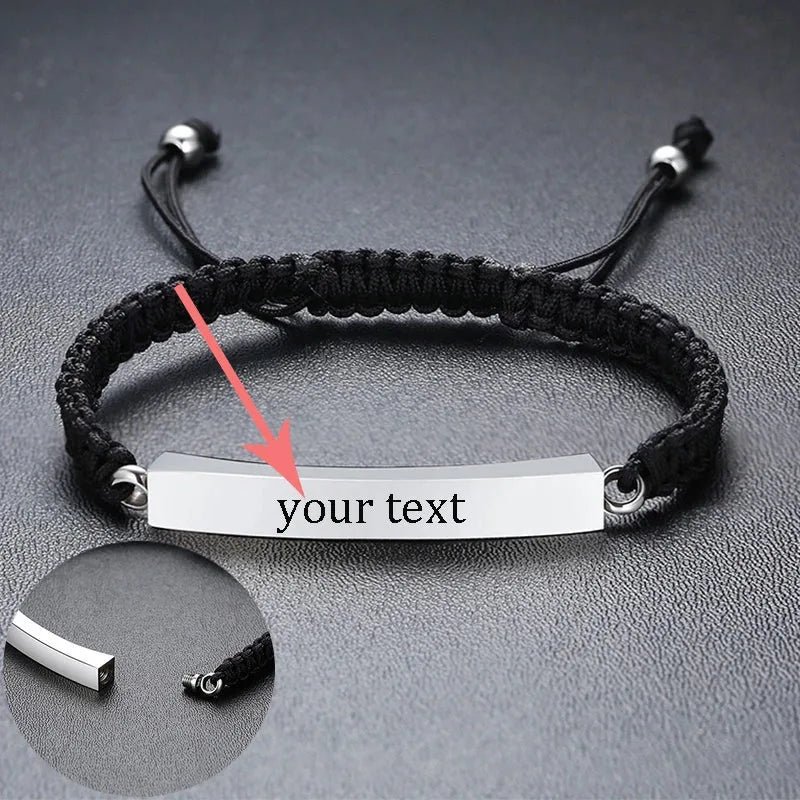 Solace bracelet plate ready for your own custom engraved text