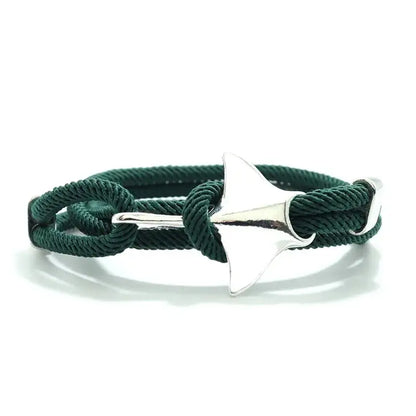 Men Bracelet Rope Reef Marine Charm Bracelet