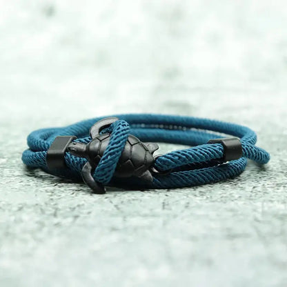 Men Bracelet Rope Reef Marine Charm Bracelet