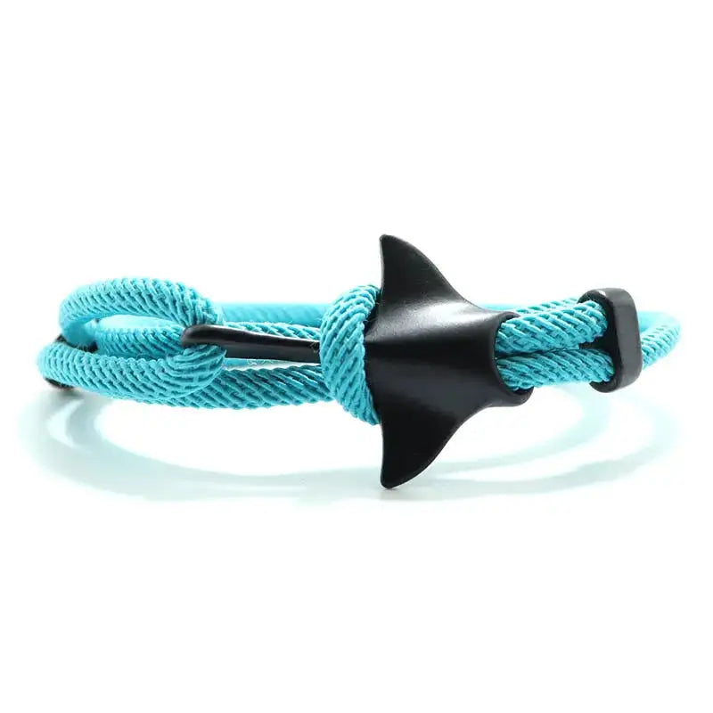 Men Bracelet Rope Reef Marine Charm Bracelet