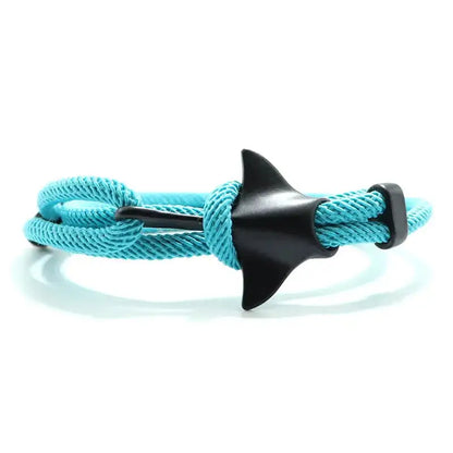 Men Bracelet Rope Reef Marine Charm Bracelet
