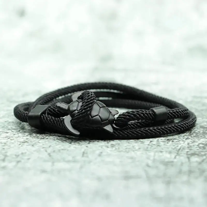 Men Bracelet Rope Reef Marine Charm Bracelet
