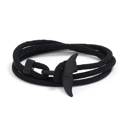 Men Bracelet Rope Reef Marine Charm Bracelet