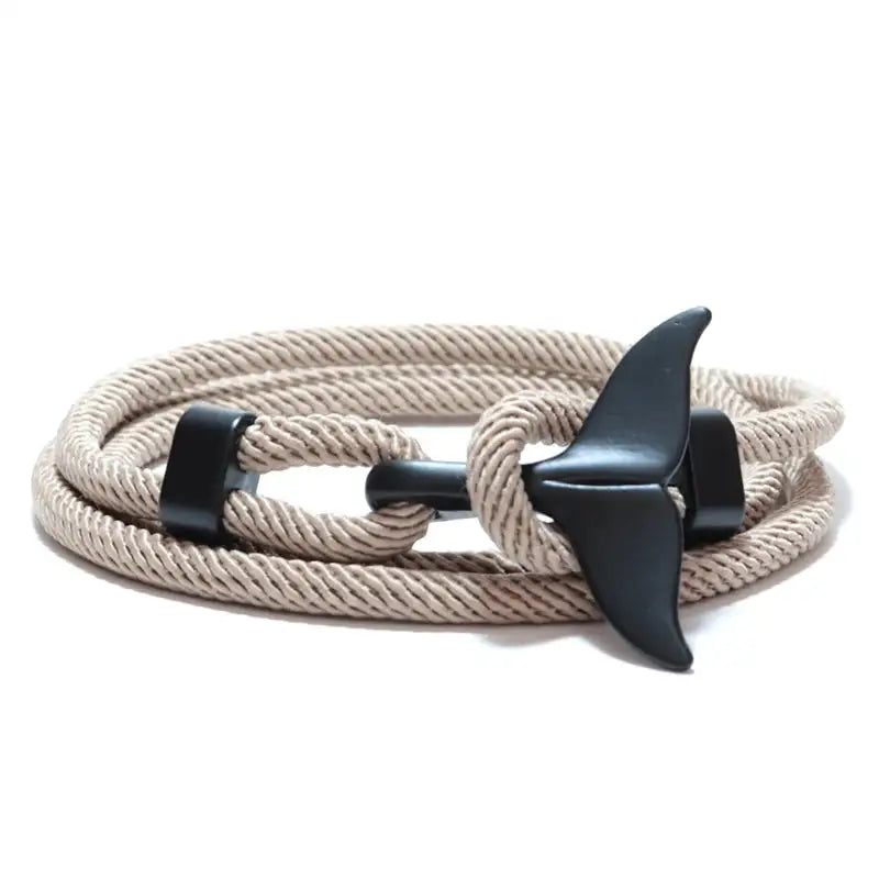 Men Bracelet Rope Reef Marine Charm Bracelet
