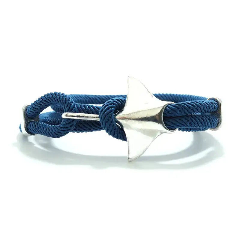 Men Bracelet Rope Reef Marine Charm Bracelet