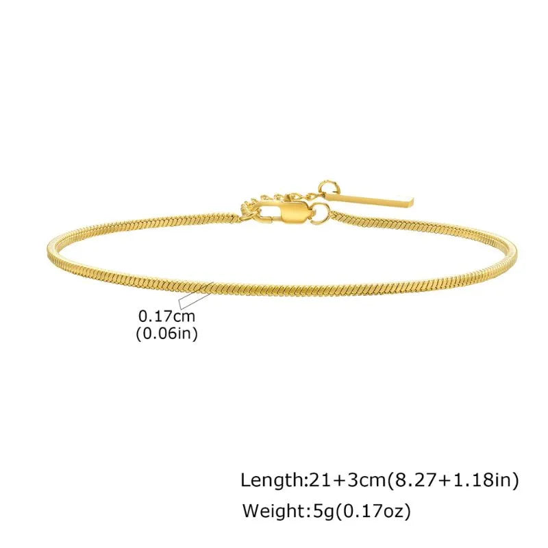 Gold stainless steel bracelet with a premium woven chain design from the Prestige Gold Link Collection.